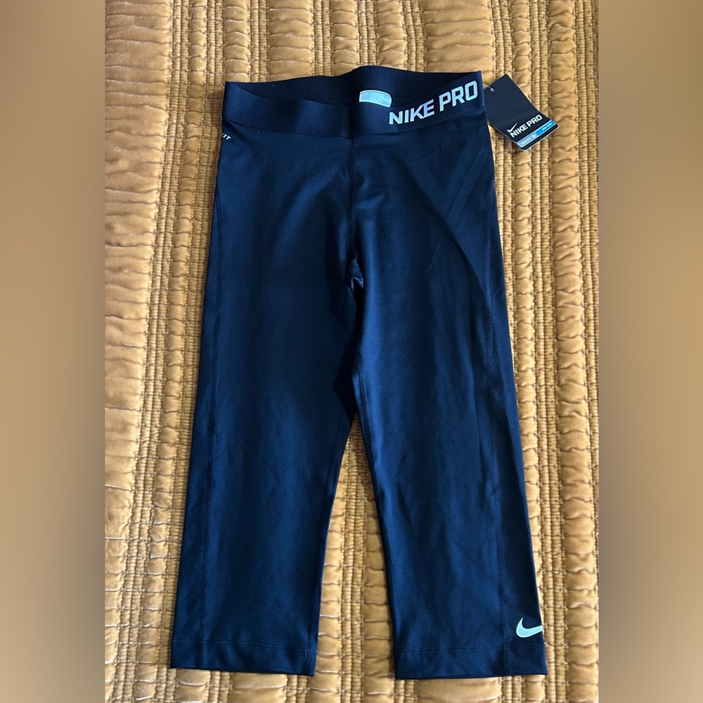 Nike Black Leggings Athletic Stretch Bottoms